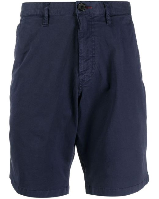PS by Paul Smith Blue High-waisted Cotton Shorts for men