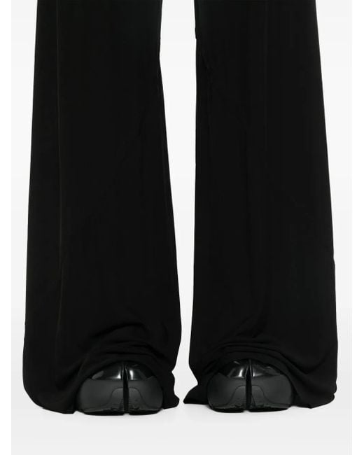 Rick Owens Black Jumbo Wide-Leg Trousers