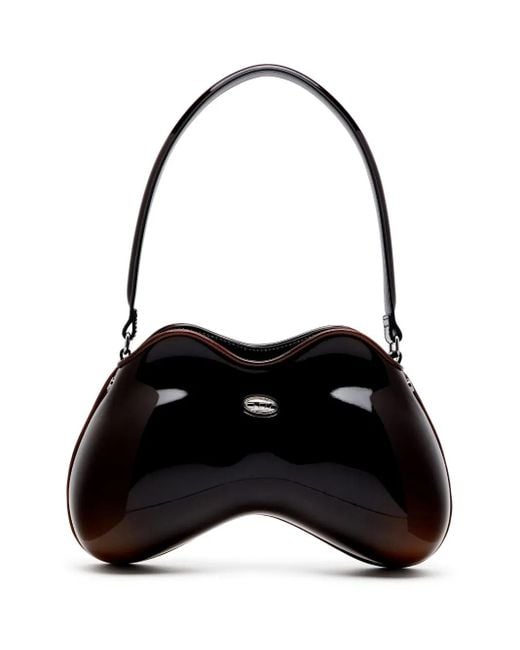DIESEL Black 'Double-D' Shoulder Bag