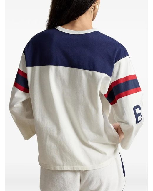 Polo Ralph Lauren Blue Polo Bear Long-Sleeve T-Shirt