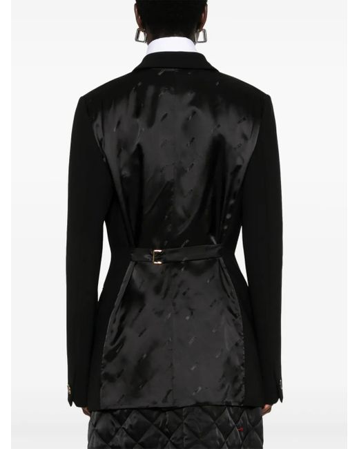 Moschino クレープ ジャケット Black