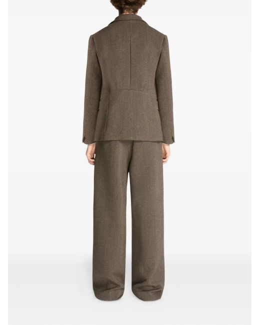 Dries Van Noten Einreihiges Sakko in Brown für Herren