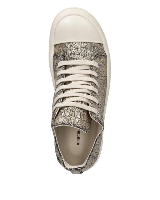 Rick Owens テクスチャード スニーカー Brown