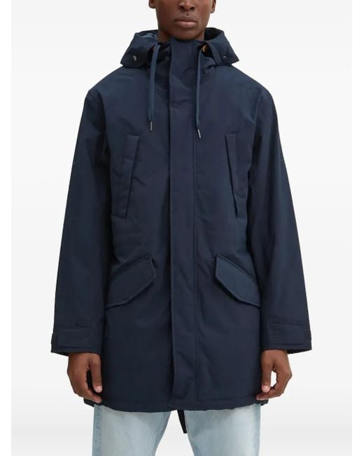 Timberland Blue Parka À Capuche for men