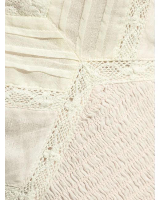 LoveShackFancy Natural Presline Dress