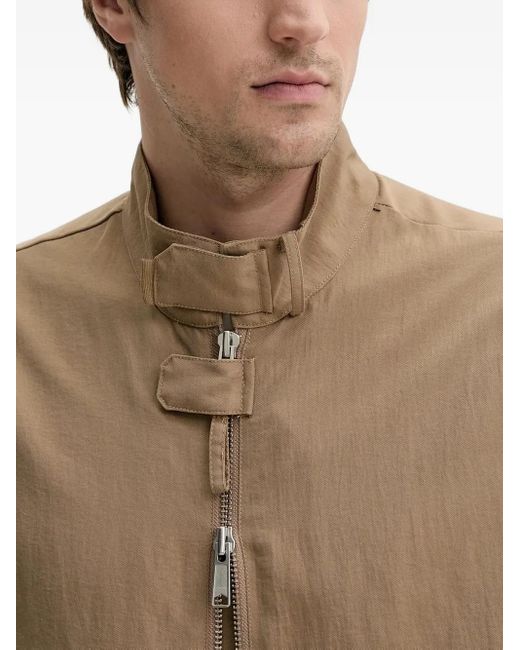 Won Hundred Natural Zip-Fastening Ribbed-Cuff Jacket for men