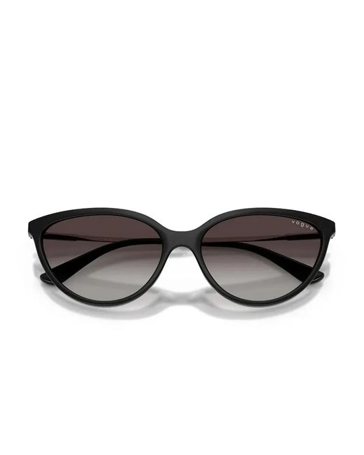 Vogue Eyewear Black Cat-eye Sunglasses