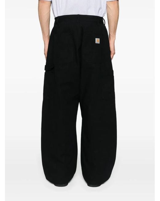 Junya Watanabe Black X Carhartt Wip Og Single Knee Pant for men