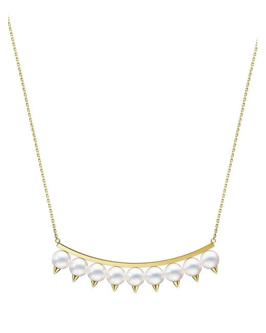 Tasaki Metallic 18Kt Collection Line Danger Plus Necklace