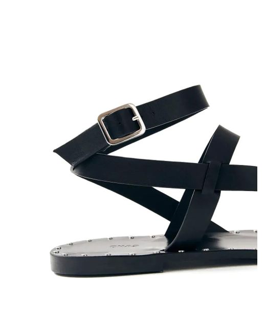 Alohas White Tallula Strappy Flat Sandals