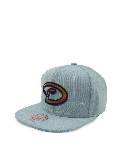 Mitchell & Ness Blue Arizona Diamondbacks Stitcher-Detail Cap for men