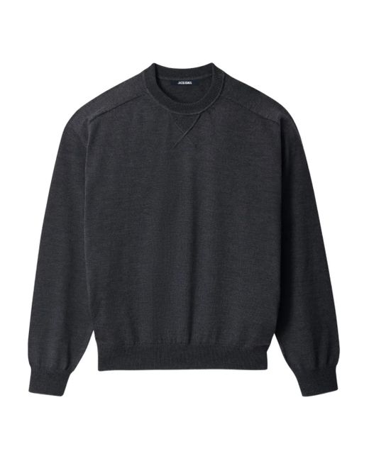 Jacquemus Besticktes Le Brode Sweatshirt in Blue für Herren