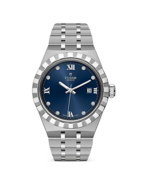 Tudor Blue Royal 28Mm Watch