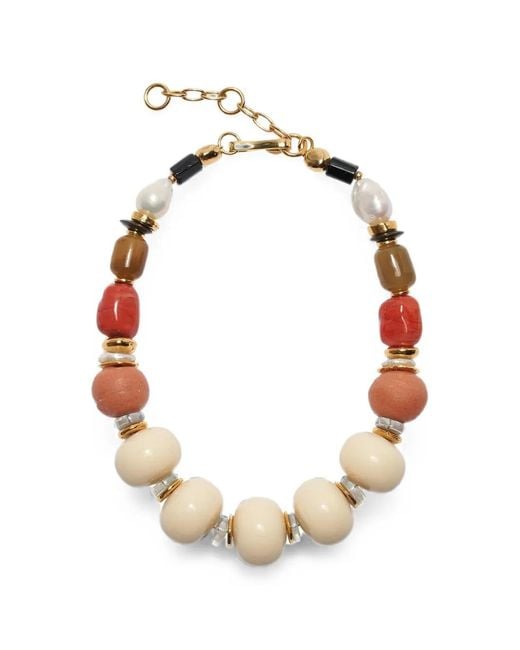 Lizzie Fortunato Metallic Ilios Beaded Necklace