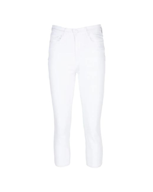 L'Agence White Amaris Skinny Jeans