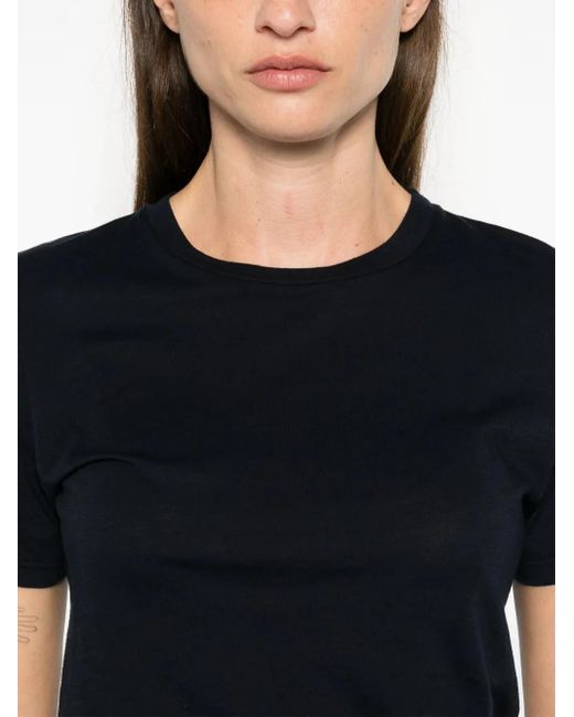 Nili Lotan Black Mariela Crew-Neck T-Shirt