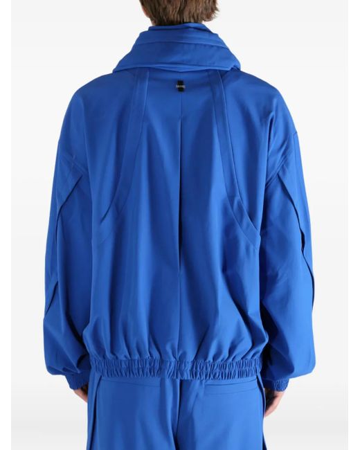 Adererror Blue Zip-Up Panel Jacket