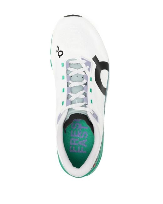 On Shoes Green Cloudmonster Hyper Sneakers for men