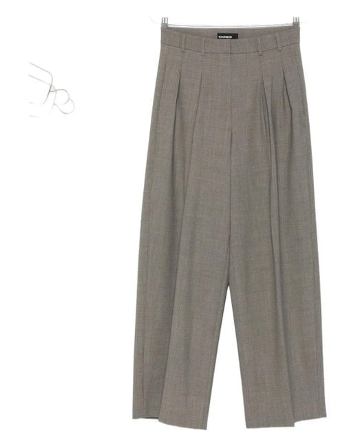 Cambio Gray Tailored Trousers
