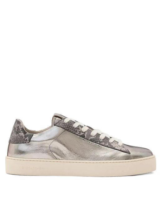 Sneakers Con Inserti di AllSaints in Metallic
