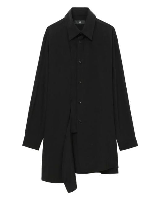 Y's Yohji Yamamoto ボタンシャツ Black