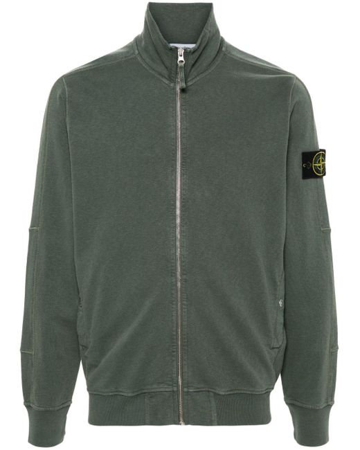 Stone Island Green Compass-badge Cotton Jacket for men