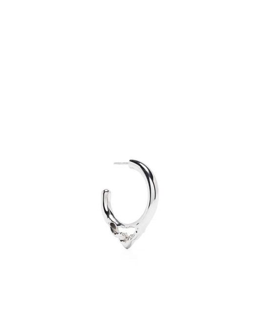 Maria Black White 25 Flea Sterling- Earring