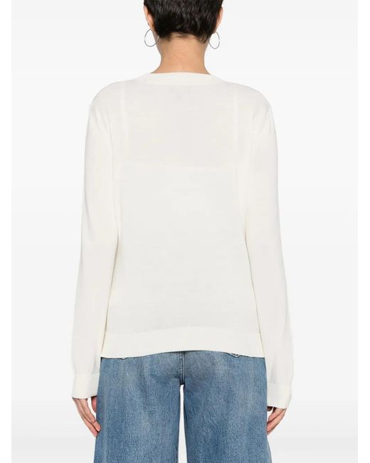 A.P.C. White Sweaters