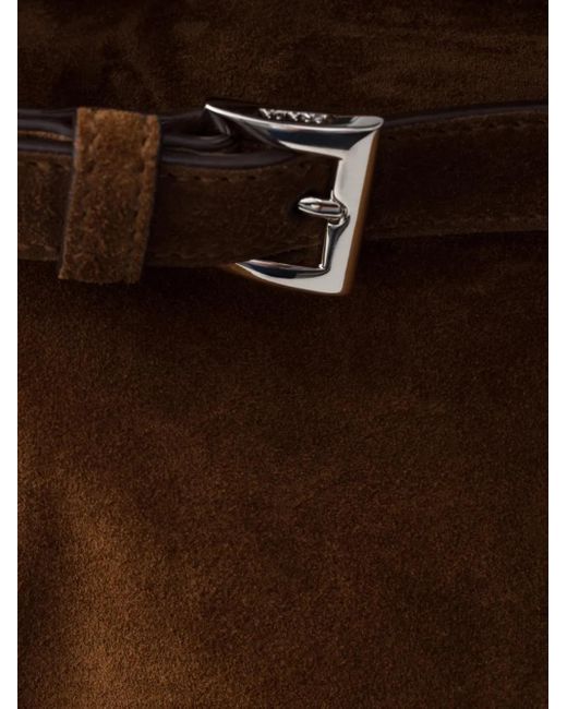 Prada Brown Bonnie Suede Tote Bag for men