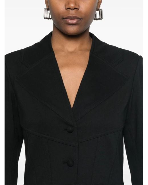 Aganovich Black Panelled Jacket