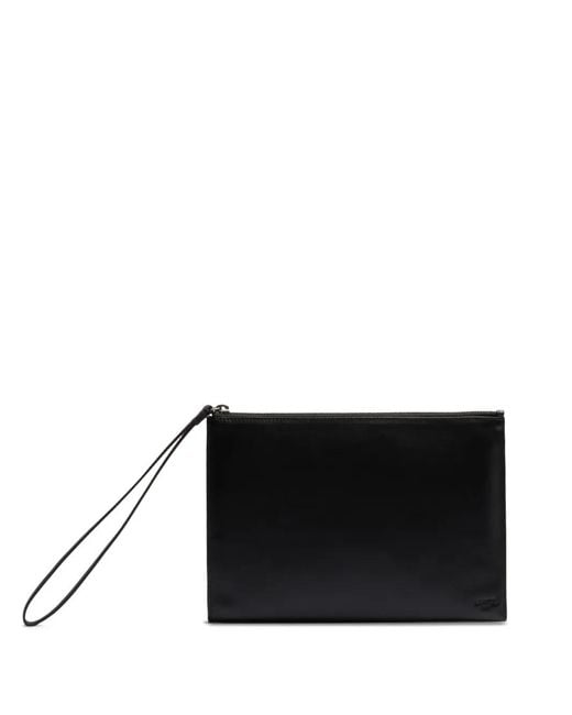 Lancel Black Leon Clutch Bag for men