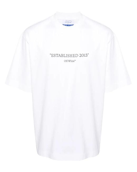 Off-White c/o Virgil Abloh Established 2013 Cotton T-shirt
