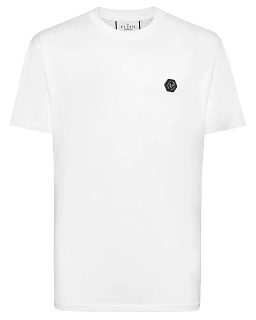 Philipp Plein T-Shirt Mit Kristallen in White für Herren