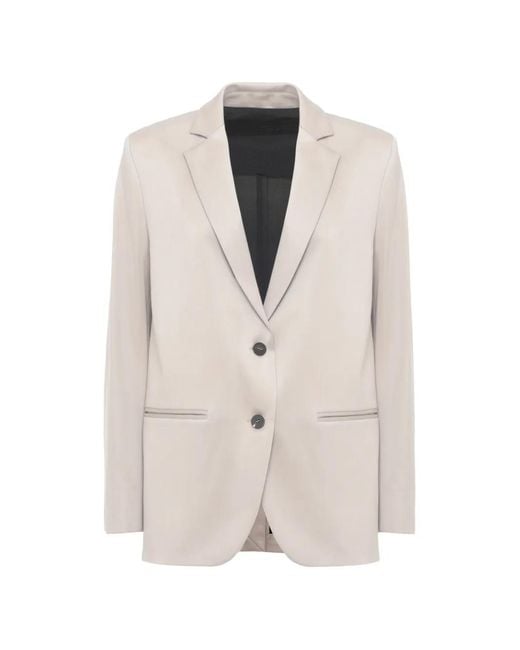 Rrd White Single-Breasted Blazer