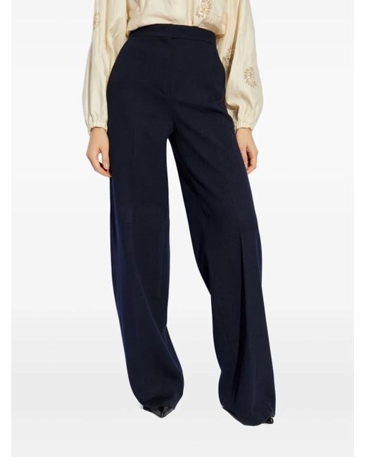 Max Mara Blue Corea Tailored Trousers