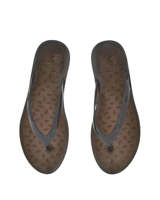 Ancient Greek Sandals Black Jelly Flip Flops
