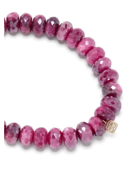 Sydney Evan Pink 14Kt Diamond And Moonstone Bracelet