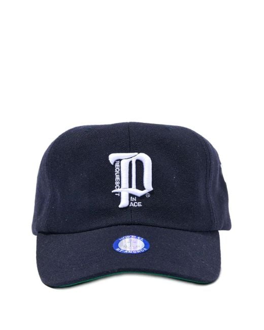 PALY Blue Logo-Embroidered Baseball Cap
