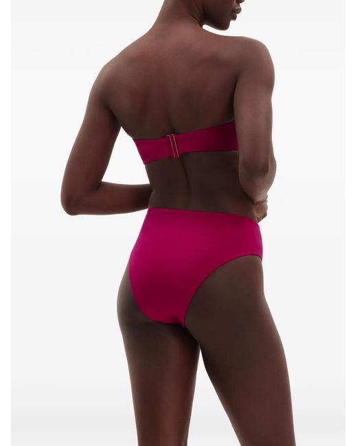 Eres Purple Arcade Bandeau Bikini Top