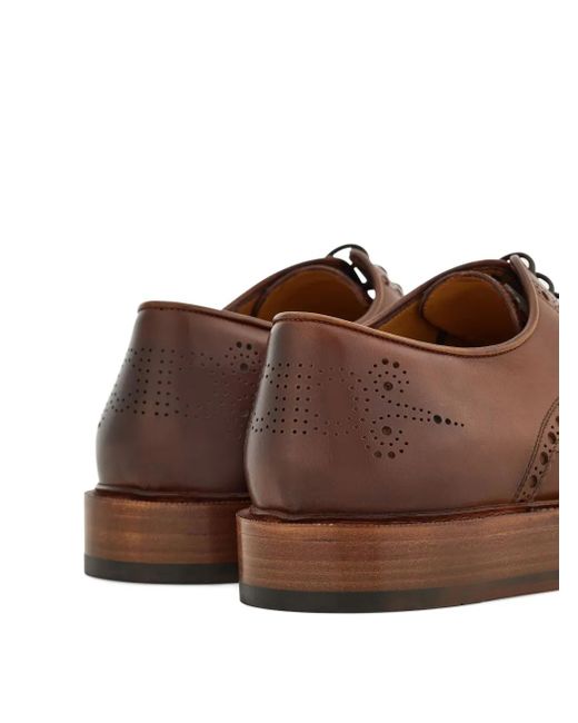 Derbies Tramezza Ferragamo pour homme en coloris Brown