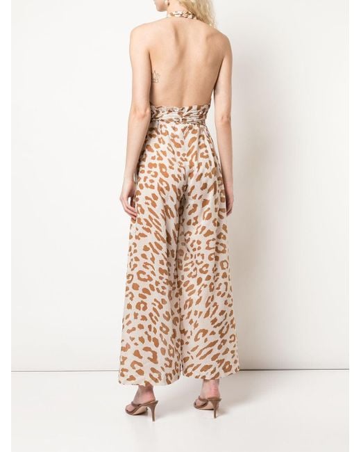 Nanushka Baumwolle Alana Jumpsuit Mit Print Lyst