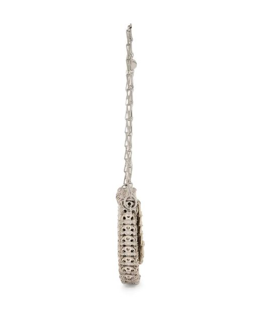 Rabanne White 1969 Chainmail-Effect Shoulder Bag