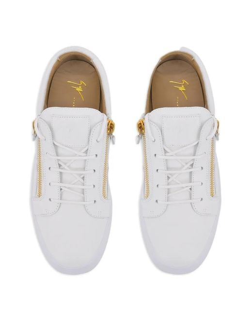 Giuseppe Zanotti White Frankie Sneakers for men