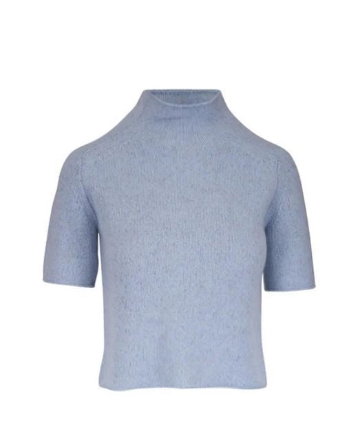 Lisa Yang Blue Short-Sleeved T-Shirt