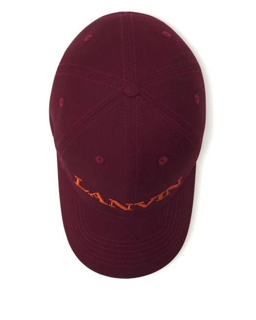 Lanvin Loog-Embroidered Cap for men
