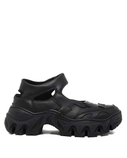 Rombaut Black Chunky-sole Cut-out Sneaker Sandals