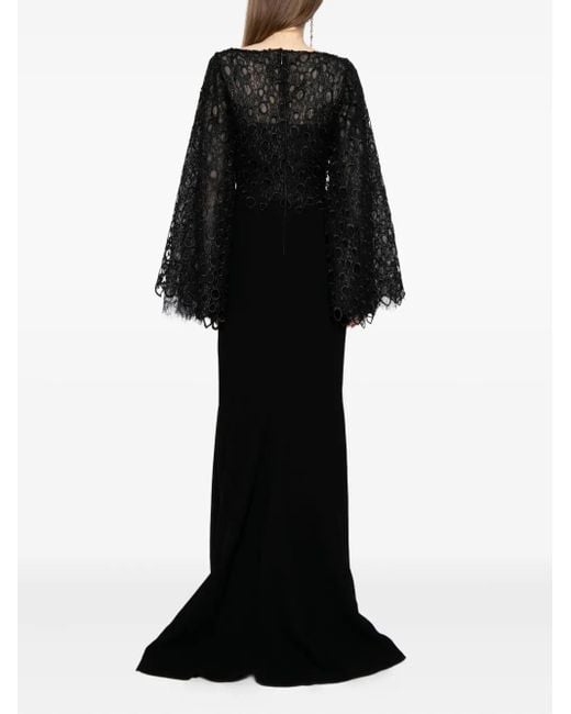 Saiid Kobeisy Black Guipurre Dress
