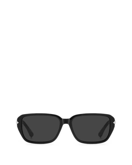Isabel Marant Black Rectangle-Frame Sunglasses