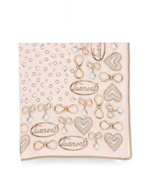 Twinset Natural Jewellery-Print Scarf
