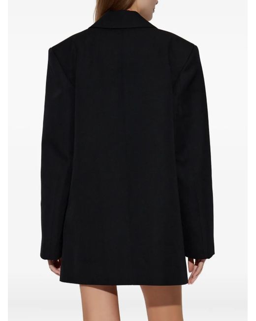 DSquared² Black Single-Breasted Wool Blazer